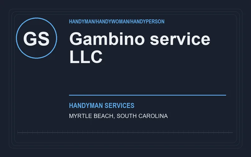 Gambino service llc in Myrtle Beach, South Carolina