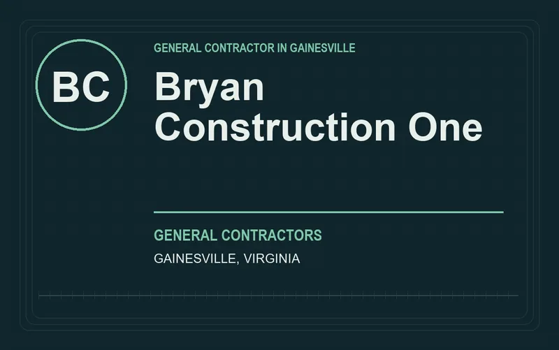 Bryan Construction One in Gainesville, Virginia