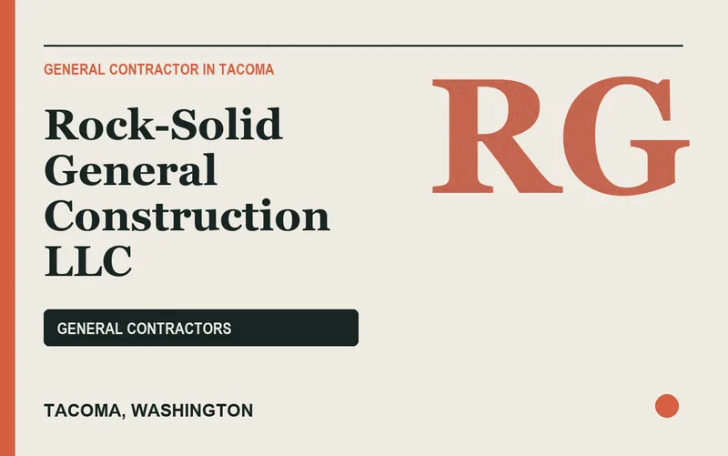 ROCK-SOLID GENERAL CONSTRUCTION LLC in Tacoma, Washington