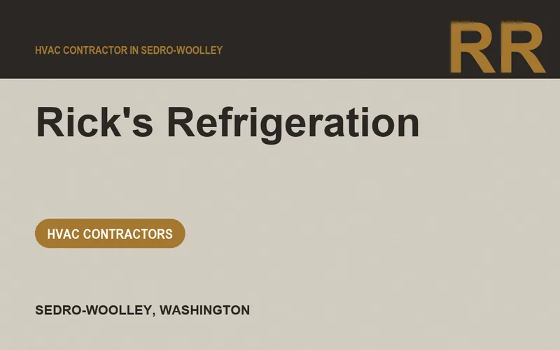 Rick's Refrigeration in Sedro-Woolley, Washington