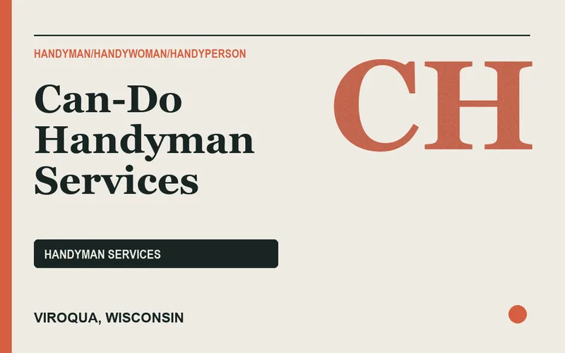 Can-Do Handyman Services in Viroqua, Wisconsin