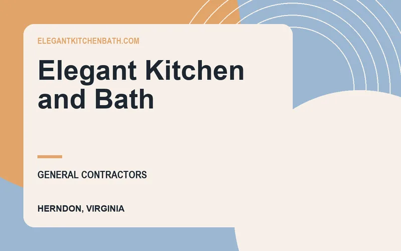 Elegant Kitchen and Bath in Herndon, Virginia