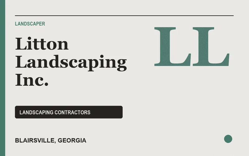 Litton Landscaping Inc. in Blairsville, Georgia