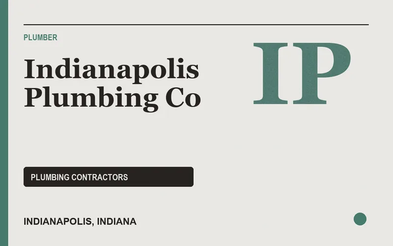 Indianapolis Plumbing Co in Indianapolis, Indiana