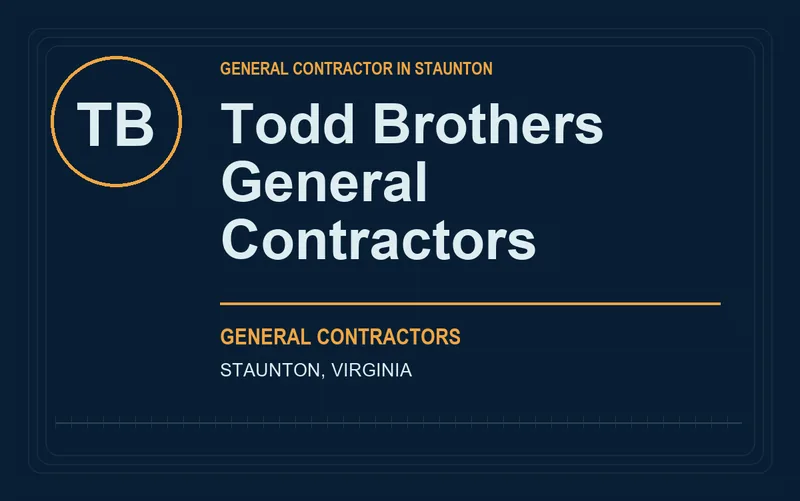 Todd Brothers General Contractors in Staunton, Virginia