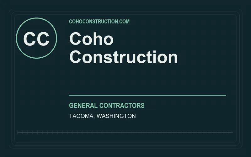 Coho Construction in Tacoma, Washington