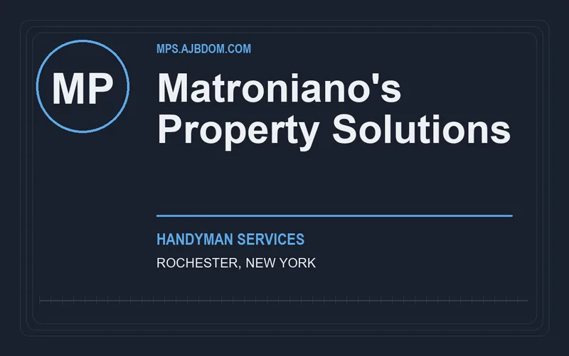 Matroniano's Property Solutions in Rochester, New York