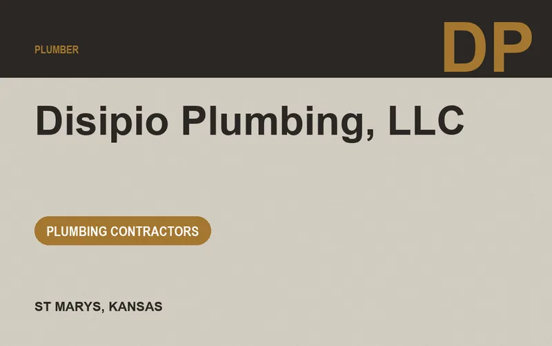 Disipio Plumbing, LLC in St Marys, Kansas