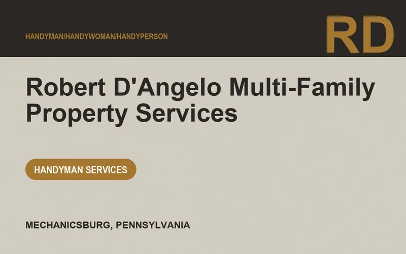 Robert D'Angelo Multi-Family Property Services in Mechanicsburg, Pennsylvania