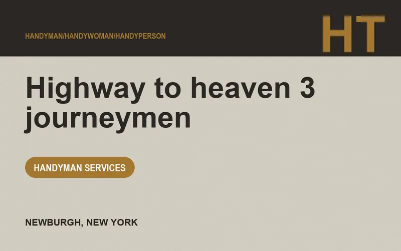 Highway to heaven 3 journeymen in Newburgh, New York