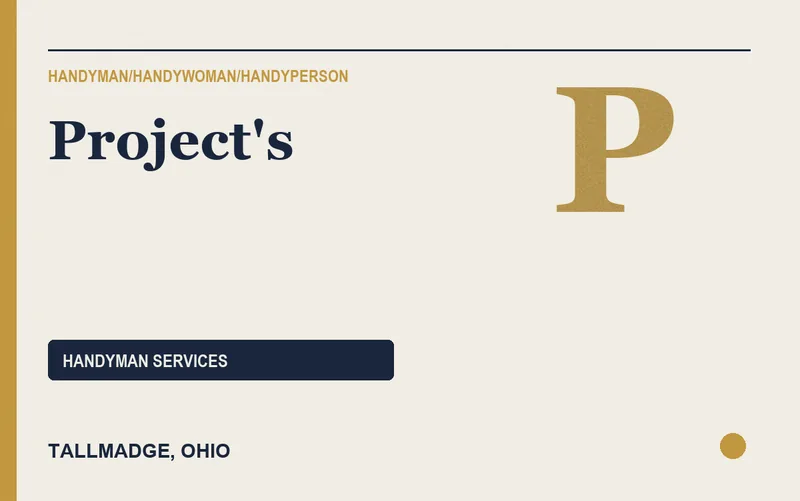Project's in Tallmadge, Ohio