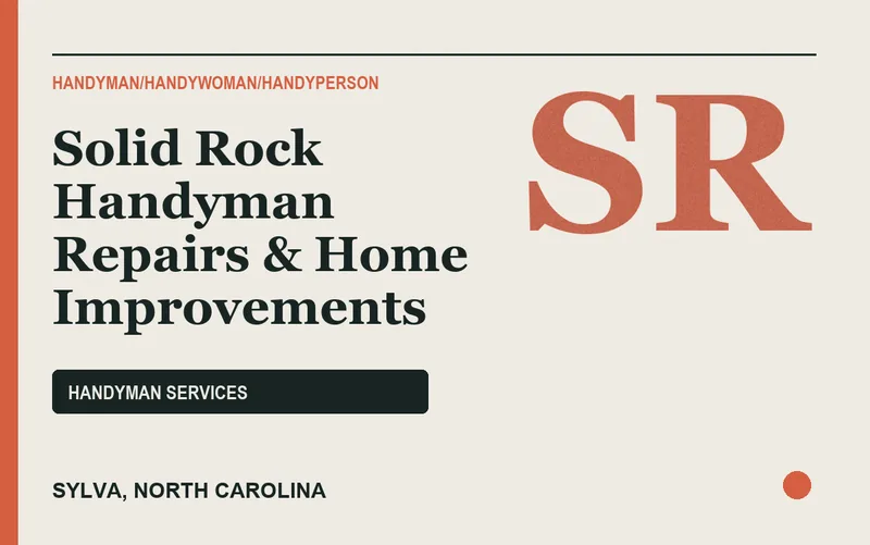 Solid Rock Handyman Repairs & Home Improvements in Sylva, North Carolina