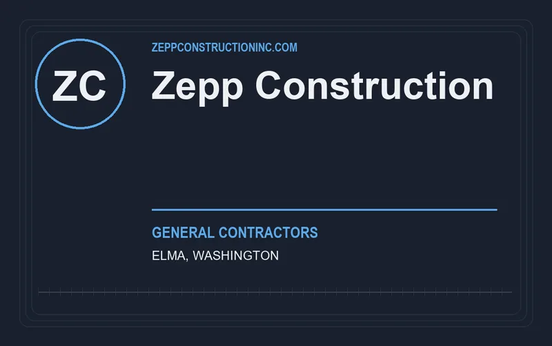 Zepp Construction in Elma, Washington