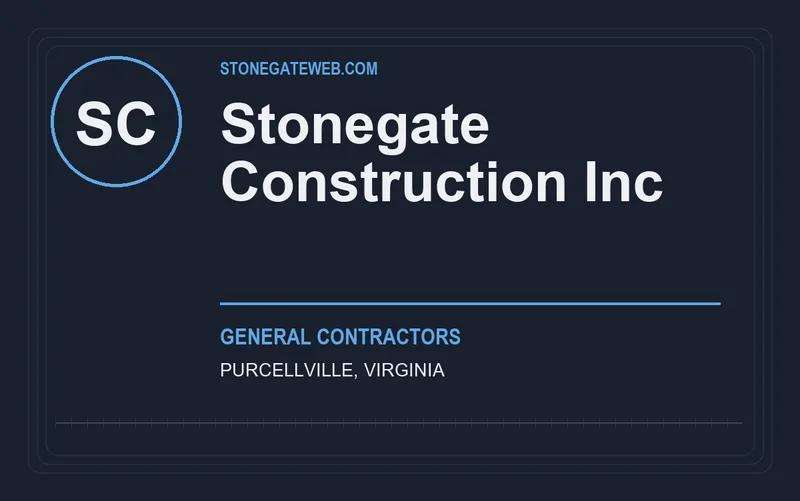 Stonegate Construction Inc in Purcellville, Virginia
