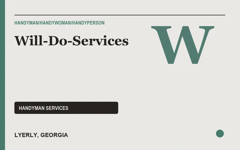 WILL-DO-SERVICES in Lyerly, Georgia