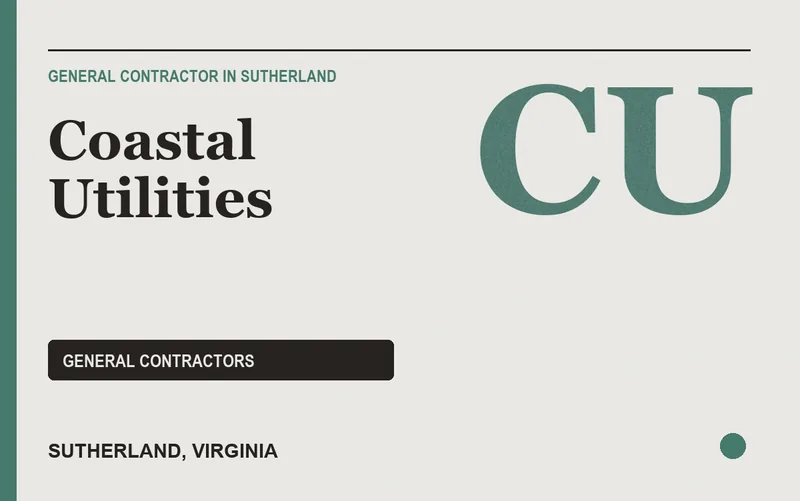 Coastal Utilities in Sutherland, Virginia
