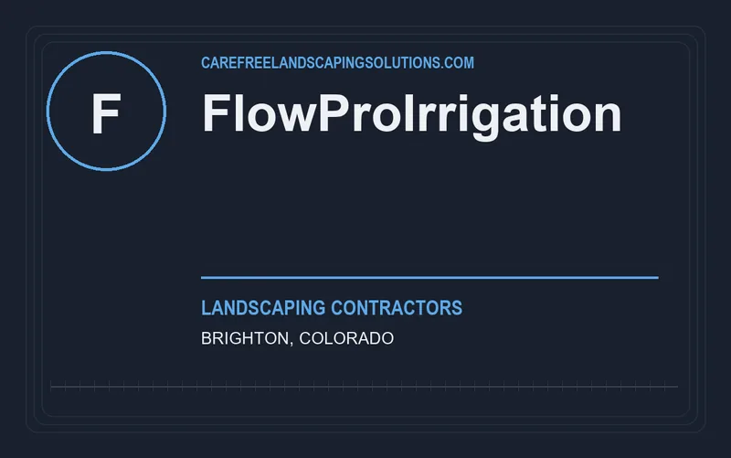 FlowProIrrigation in Brighton, Colorado