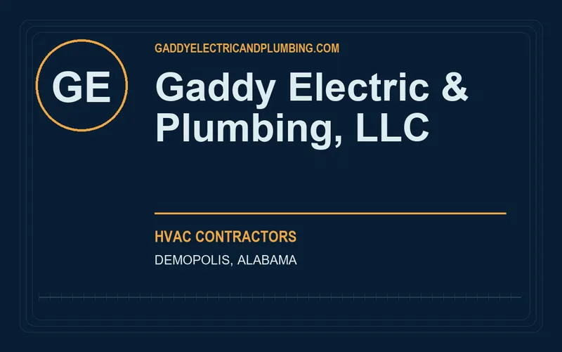 Gaddy Electric & Plumbing, LLC in Demopolis, Alabama