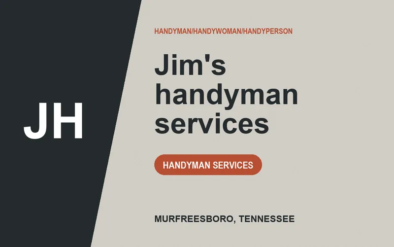 Jim's handyman services in Murfreesboro, Tennessee
