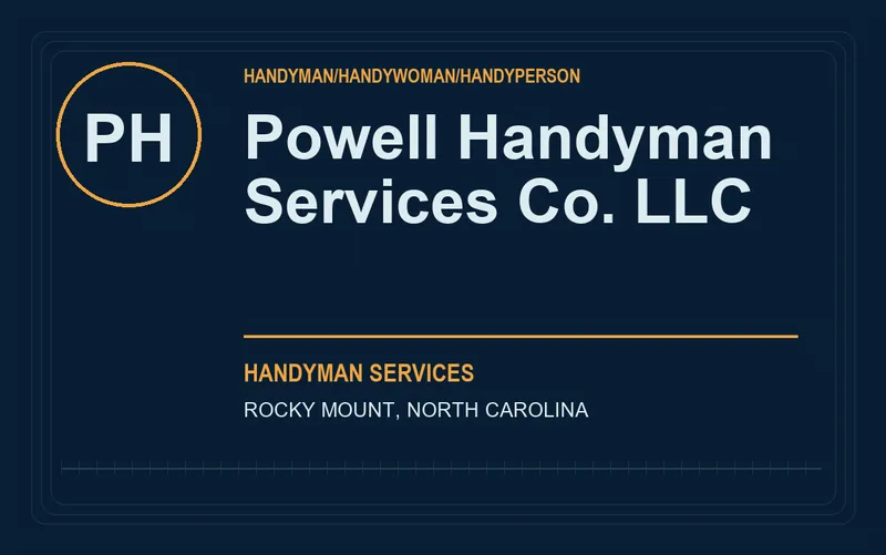 Powell Handyman Services Co. LLC in Rocky Mount, North Carolina