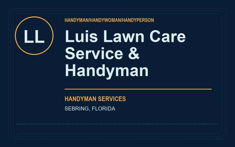Luis Lawn Care Service & Handyman in Sebring, Florida