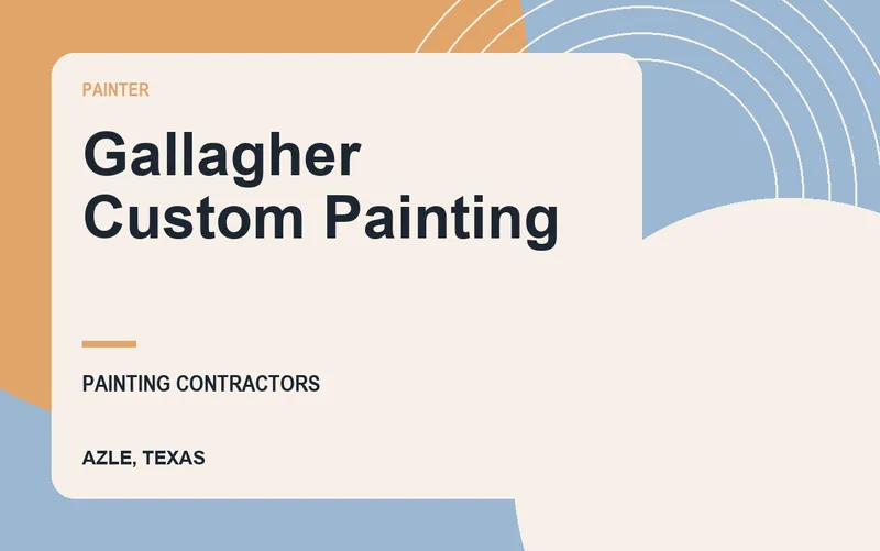 Gallagher Custom Painting in Azle, Texas
