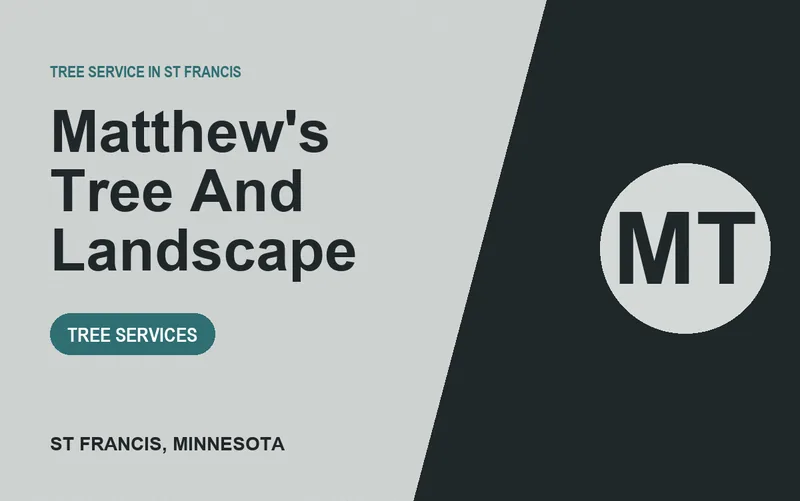 Matthew's Tree And Landscape in St Francis, Minnesota