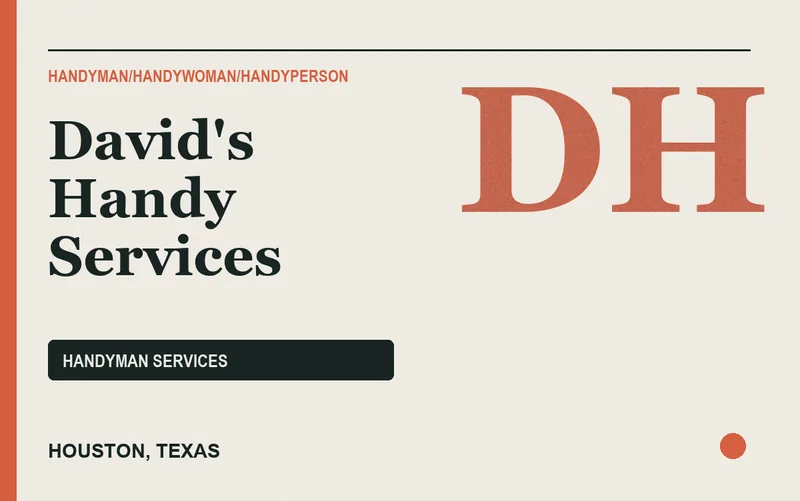 David's Handy Services in Houston, Texas