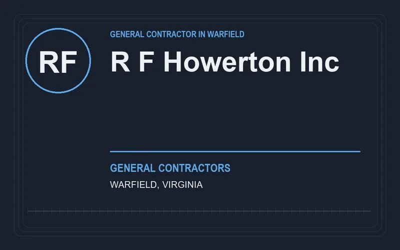 R F Howerton Inc in Warfield, Virginia