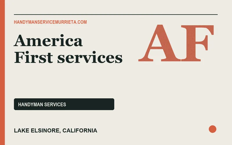 America First services in Lake Elsinore, California