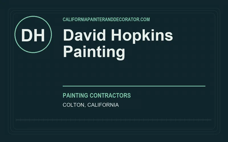 David Hopkins Painting in Colton, California