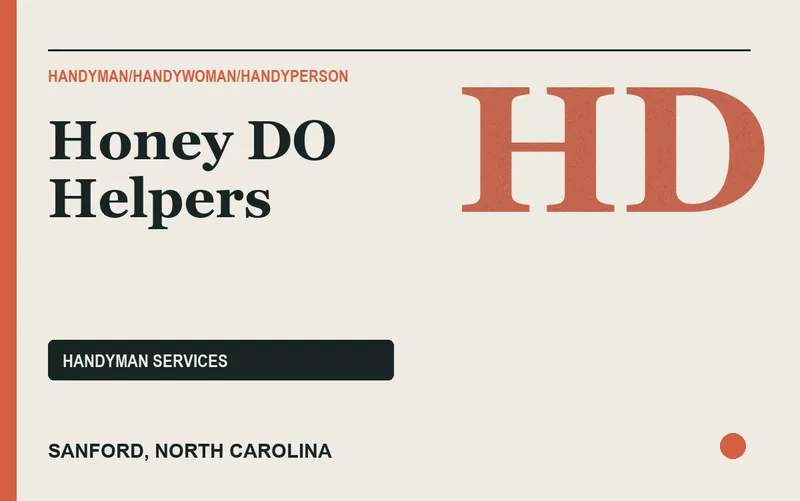 Honey DO Helpers in Sanford, North Carolina