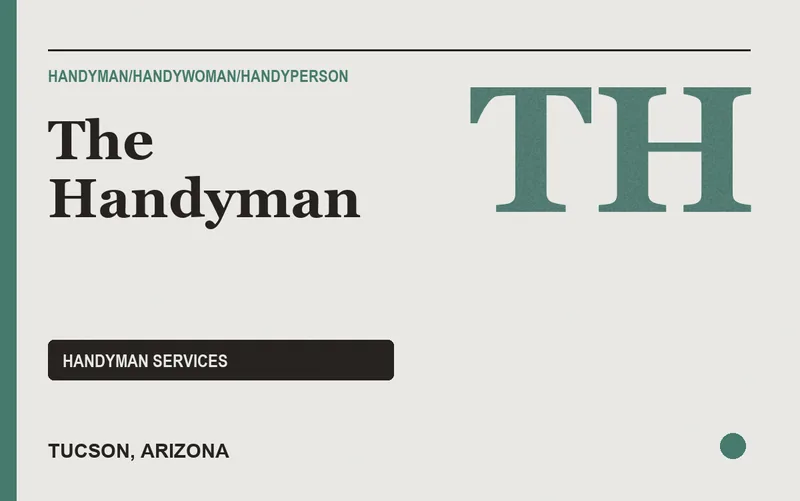 The Handyman in Tucson, Arizona