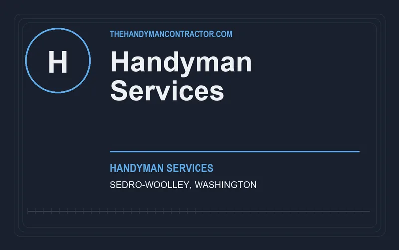 Handyman Services in Sedro-Woolley, Washington