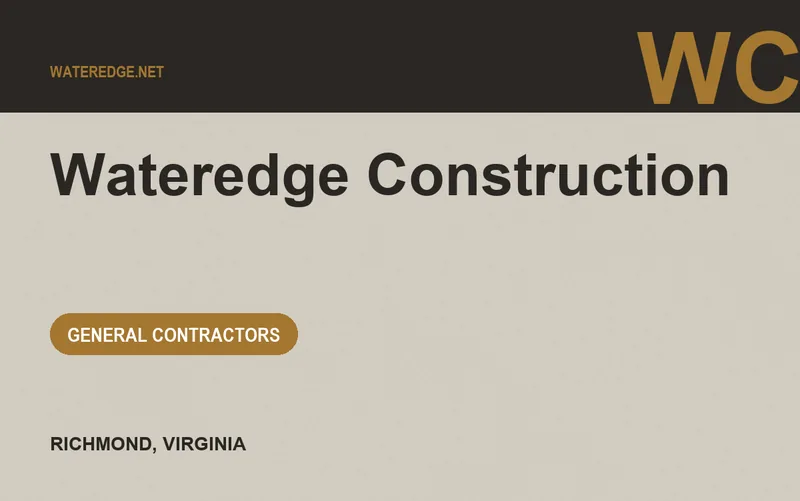 Wateredge Construction in Richmond, Virginia