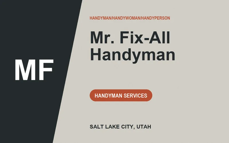 MR. FIX-ALL HANDYMAN in Salt Lake City, Utah
