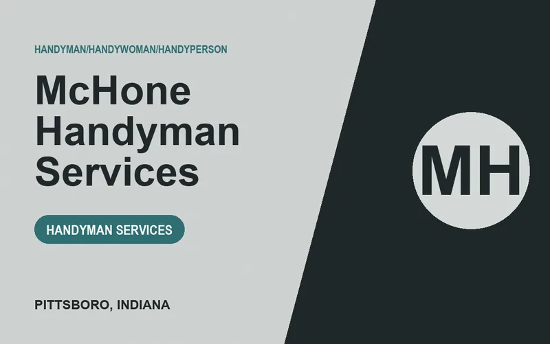 McHone Handyman Services in Pittsboro, Indiana