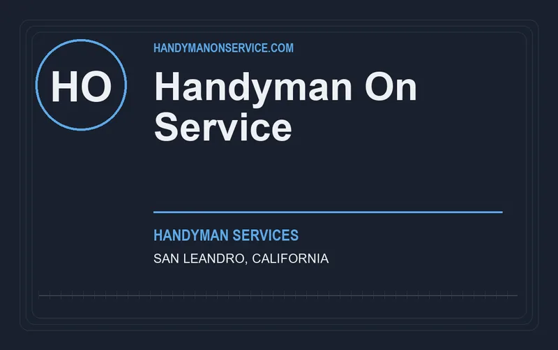 Handyman On Service in San Leandro, California