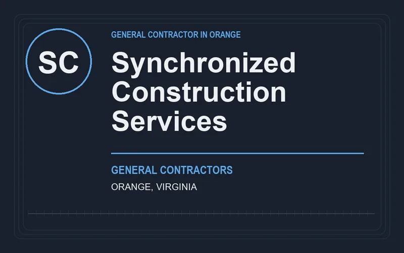 Synchronized Construction Services in Orange, Virginia