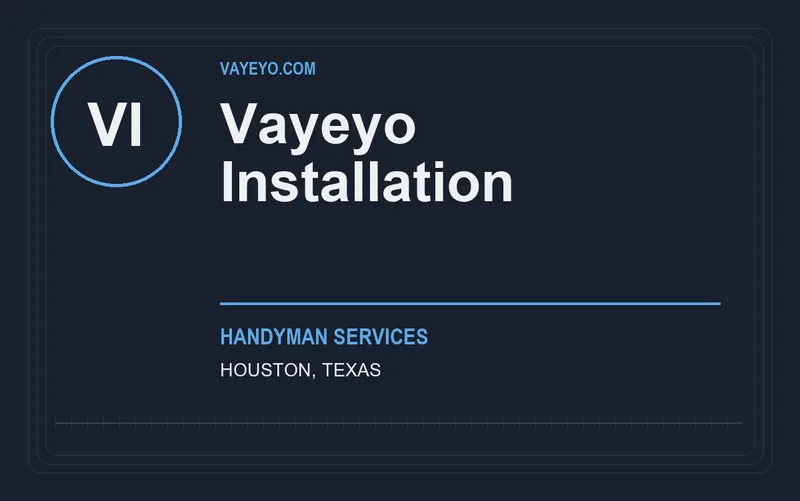 Vayeyo Installation in Houston, Texas