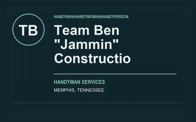 Team Ben "Jammin" Constructio in Memphis, Tennessee
