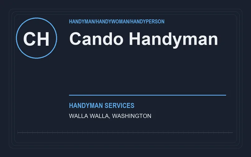 Cando Handyman in Walla Walla, Washington