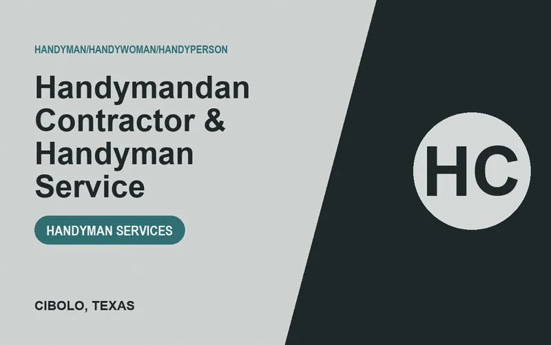 Handymandan Contractor & Handyman Service in Cibolo, Texas