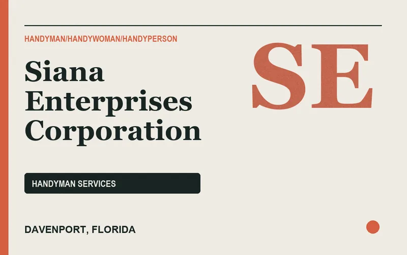 Siana Enterprises Corporation in Davenport, Florida