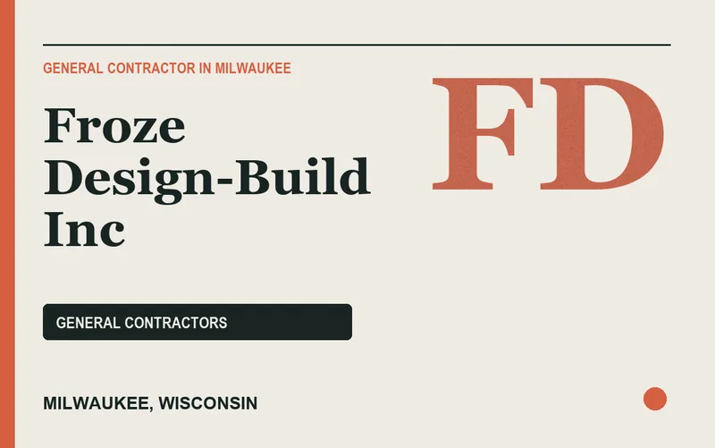 Froze Design-Build Inc in Milwaukee, Wisconsin