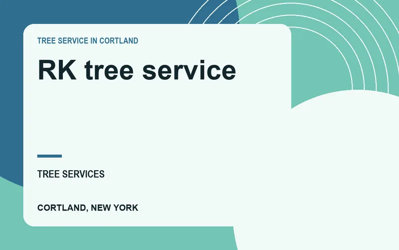 RK tree service in Cortland, New York