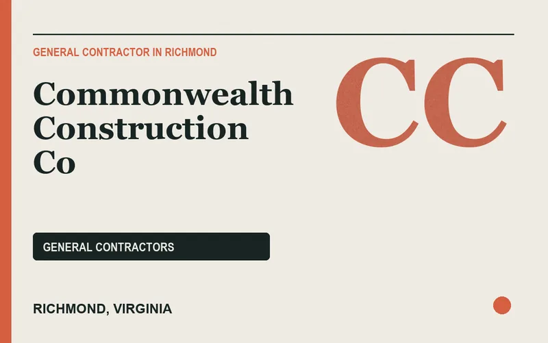 Commonwealth Construction Co in Richmond, Virginia