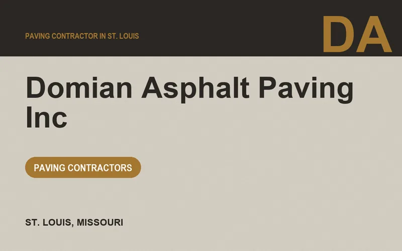 Domian Asphalt Paving Inc in St. Louis, Missouri