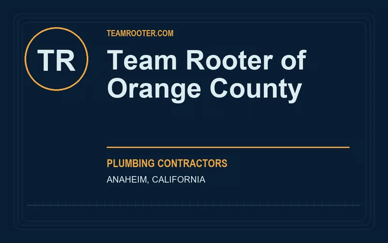 Team Rooter of Orange County in Anaheim, California