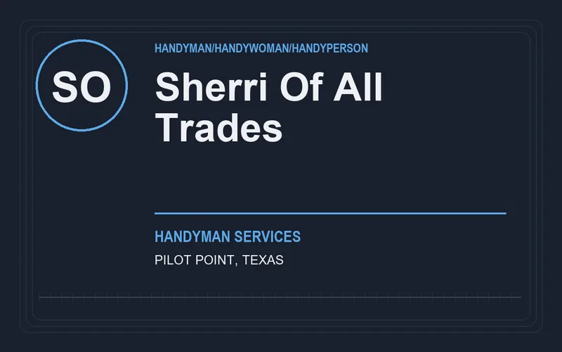SHERRI OF ALL TRADES in Pilot Point, Texas